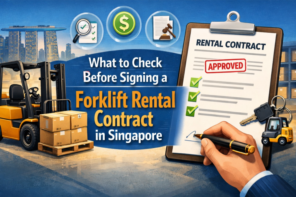 What to Check Before Signing a Forklift Rental Contract in Singapore