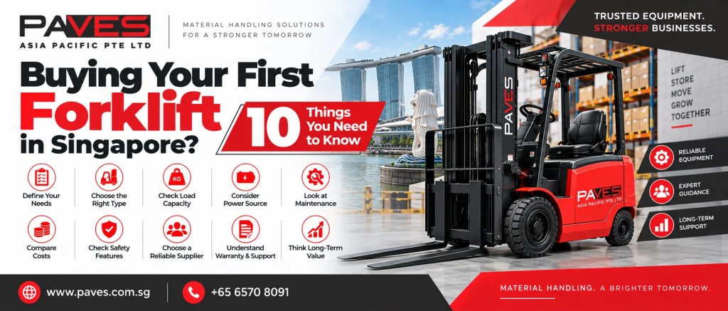 Buying Your First Forklift in Singapore 10 Things You Need to Know